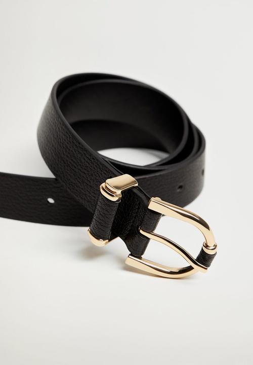 Violeta by Mango - Joey belt - black
