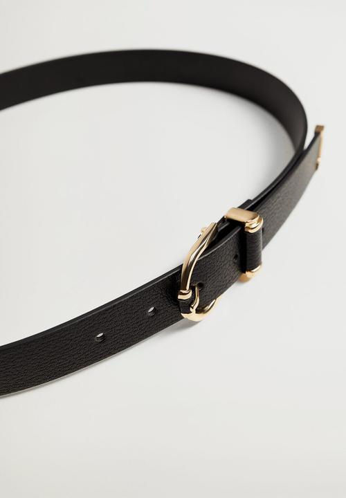 Violeta by Mango - Joey belt - black