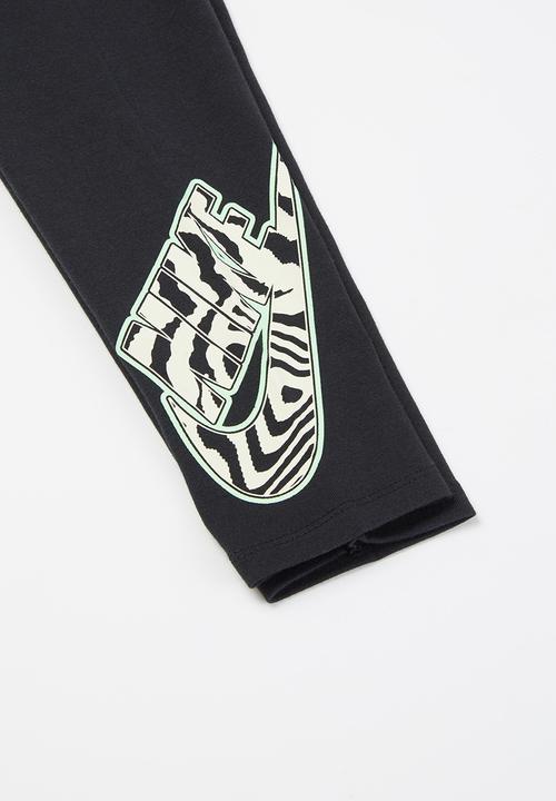 Nike - Nike electric zebra legging - black