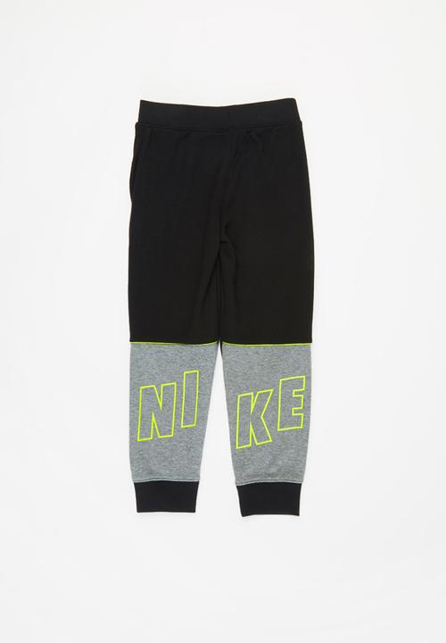Nike - Nike glow colour blocked pant - black