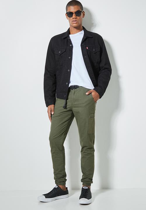 Superbalist - Osaka tapered utility pant - olive 