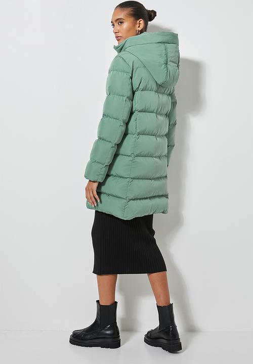 Superbalist - Midi puffer - deep sage