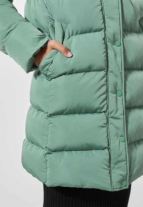 Superbalist - Midi puffer - deep sage