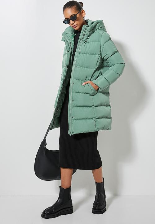 Superbalist - Midi puffer - deep sage