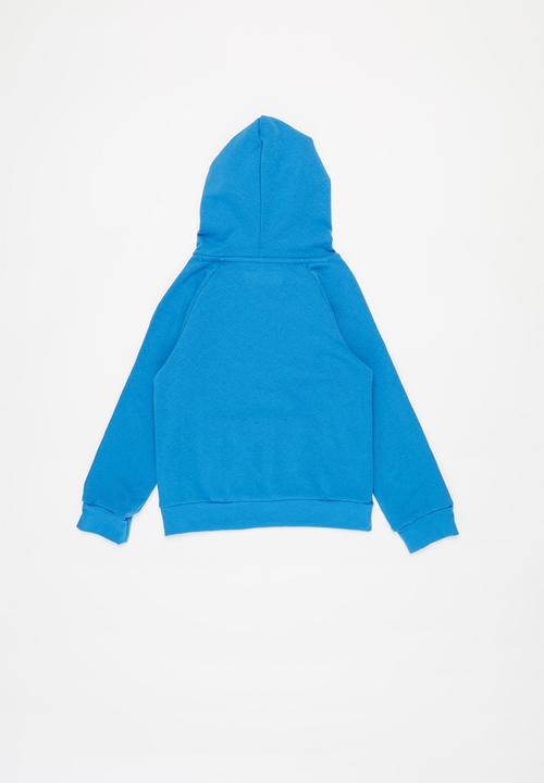 Under Armour - Ua boys rival fleece hoodie - blue & white