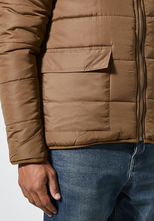 Superbalist - Shaw puffer jacket - brown