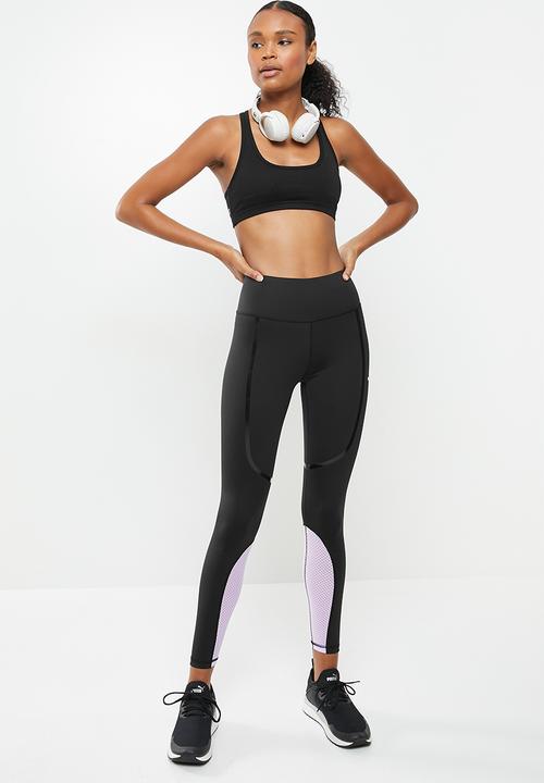 PUMA - Train bonded high waisted full tights - black