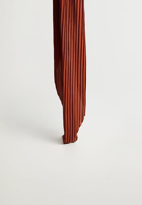 Violeta by Mango - Plain neck scarf - red
