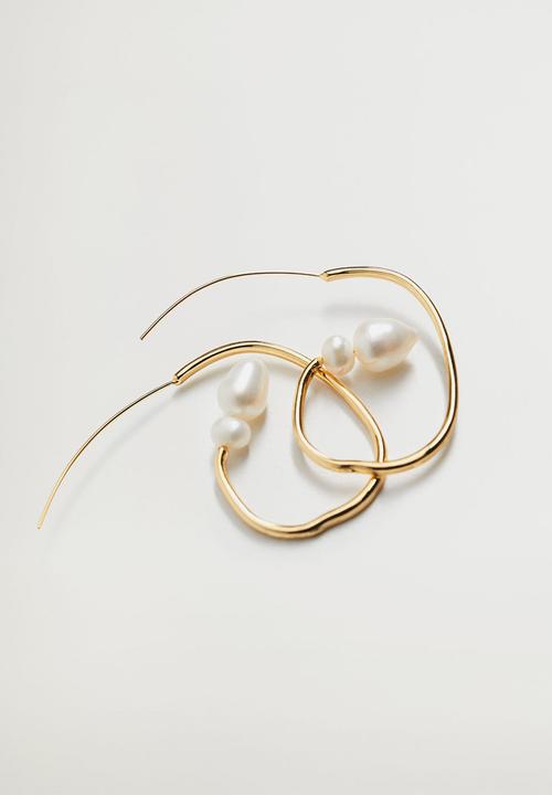 Violeta by Mango - Vega earrings - gold