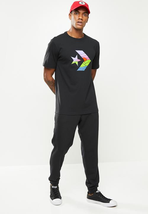Converse - Summer landscape graphic tee - black