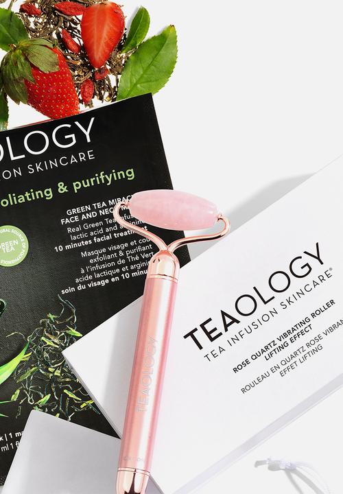 TEAOLOGY - Rose Quartz Vibrating Face Roller