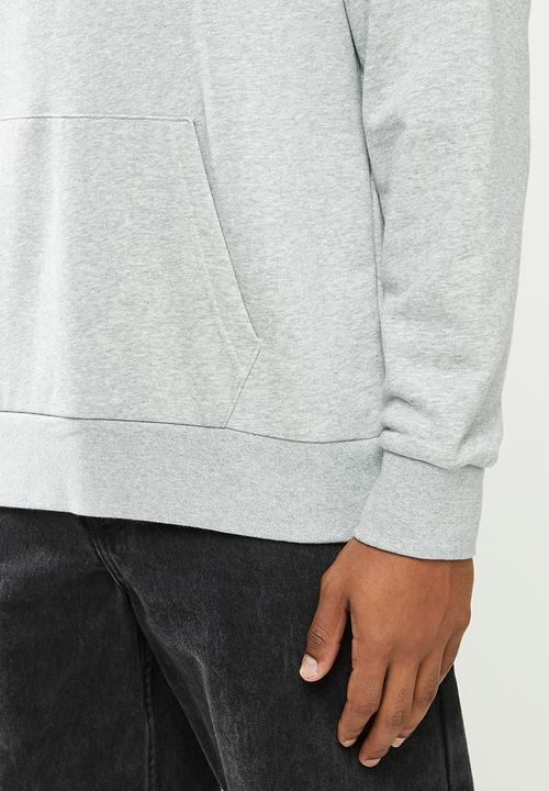 Converse - Converse script french terry pullover hoodie - grey 