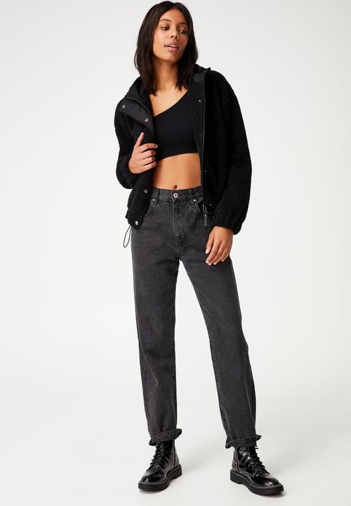 Cotton On - Into the trees trucker - black