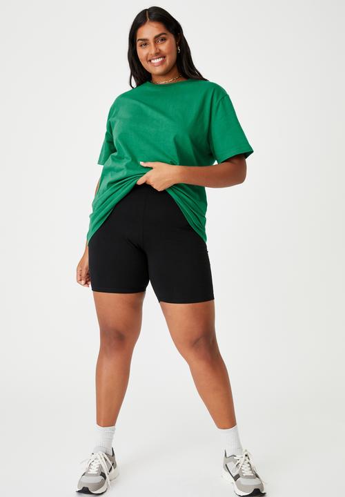 Cotton On - Curve dad short sleeve tee - heritage green