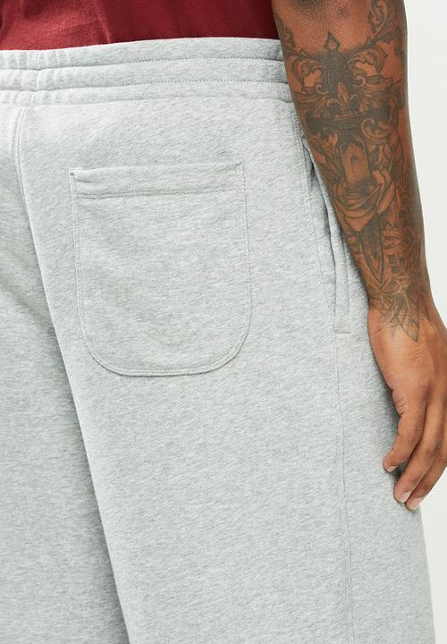 Converse - Embroidered star chevron french terry short - grey 