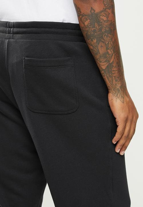 Converse - Converse embroidered star chevron french terry jogger - black