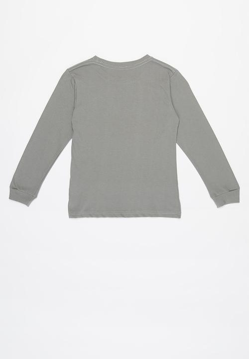 Fox - Wayfarer long sleeve tee - grey