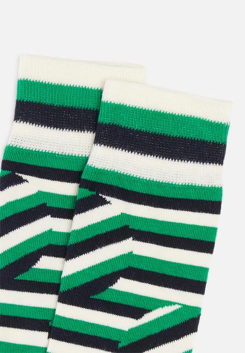 Happy Socks - Jumbo dot stripe socks - multi