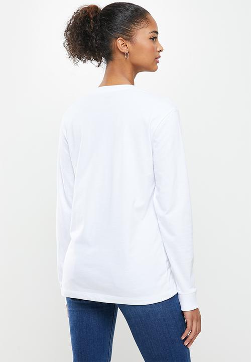 Vans - Flying v classic long sleeve bf - white