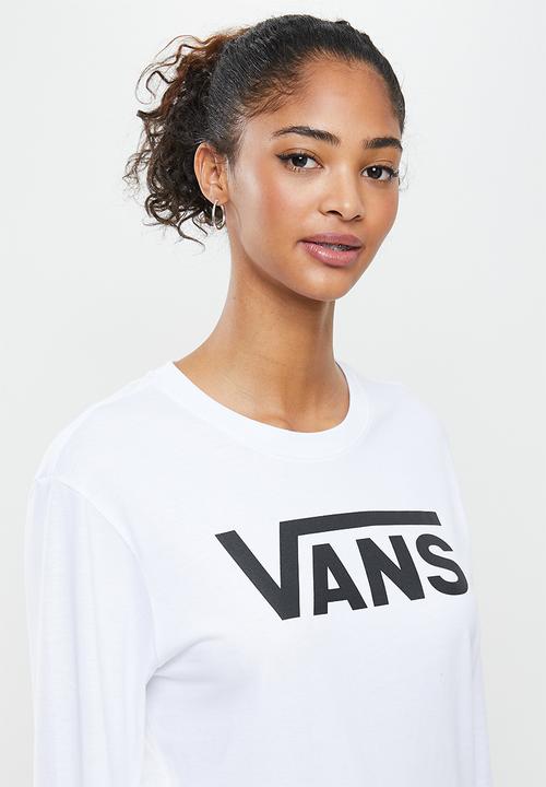 Vans - Flying v classic long sleeve bf - white