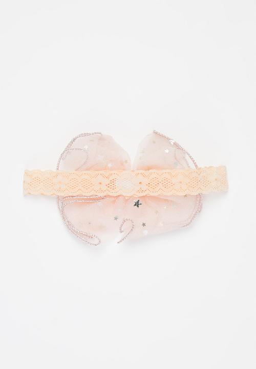 Pop Candy - Bow headband - peach