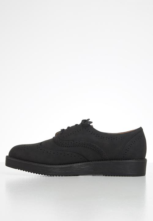 Jada - Lace-up brogue - black