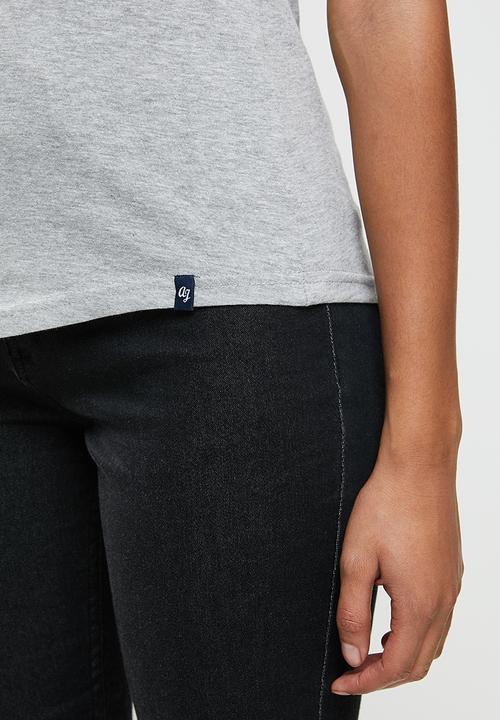 Aca Joe - Crew short sleeve tee - grey melange