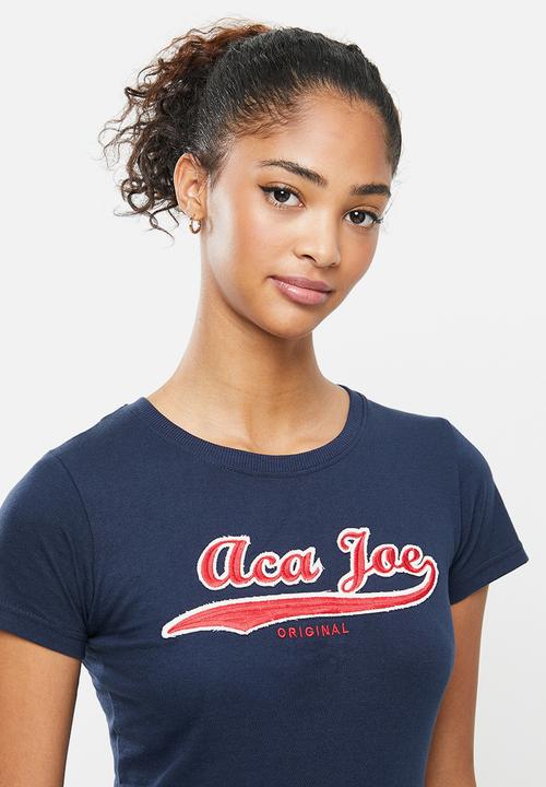 Aca Joe - Crew short sleeve tee - navy