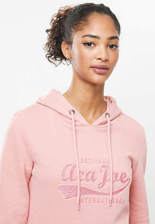 Aca Joe - Fleece pullover hoodie - pink