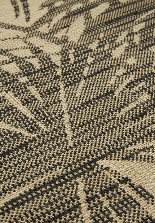 Hertex Haus - Cocos round rug - black