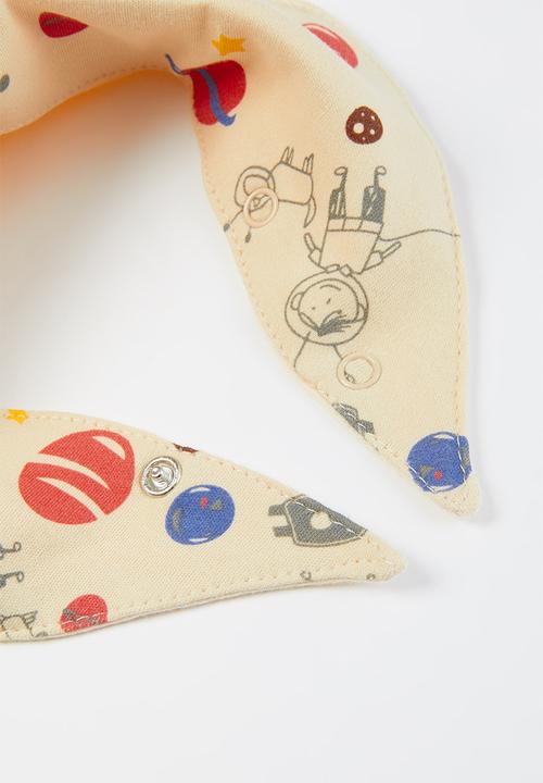 Pop Candy - Boys 3 pack bandana bib - multi
