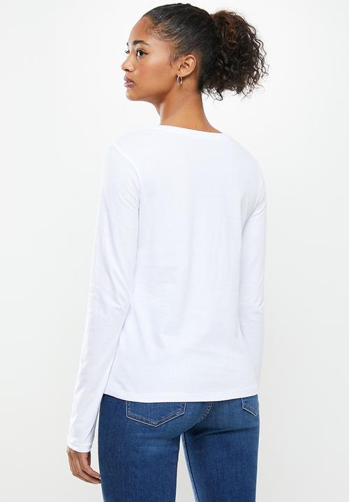 RVCA - Big rvca long sleeve tee - white