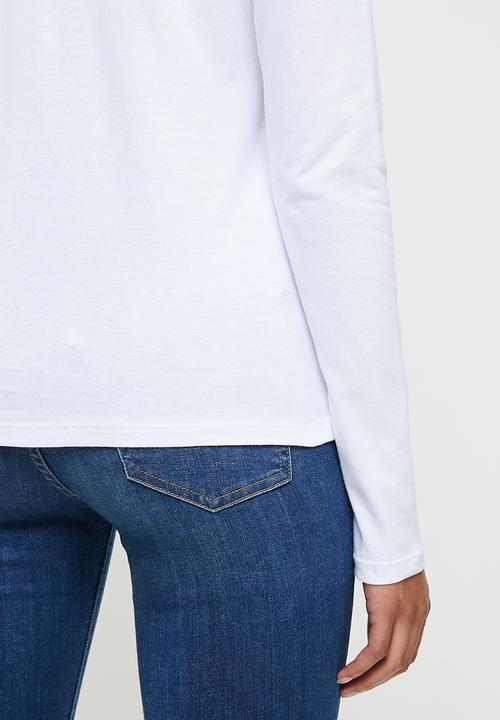 RVCA - Big rvca long sleeve tee - white