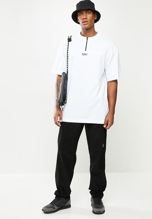 Reebok - Myt tyler zip tee - white