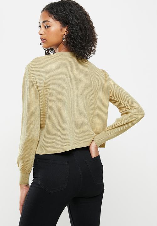 Blake - Boxy pullover - stone