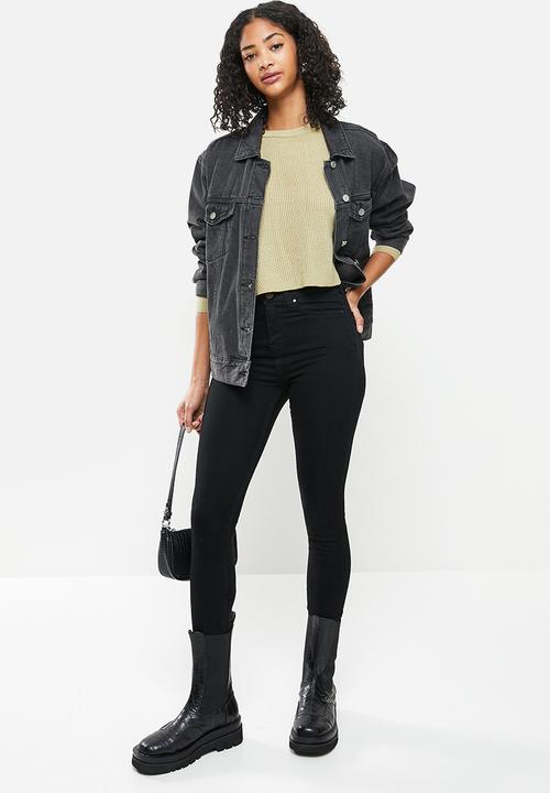 Blake - Boxy pullover - stone
