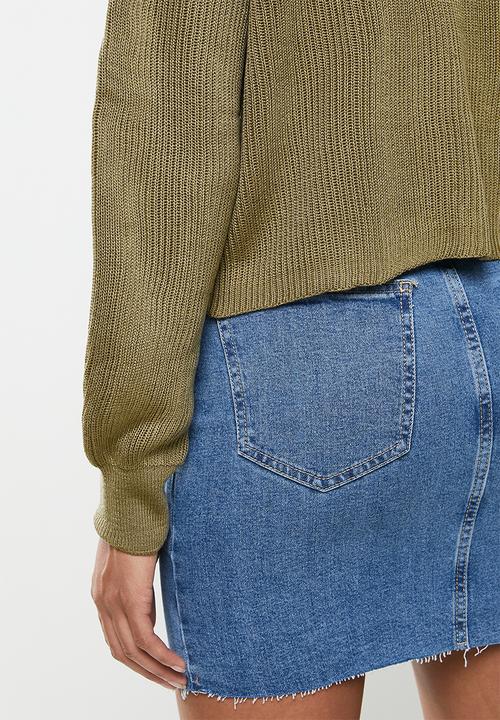 Blake - Boxy pullover - khaki