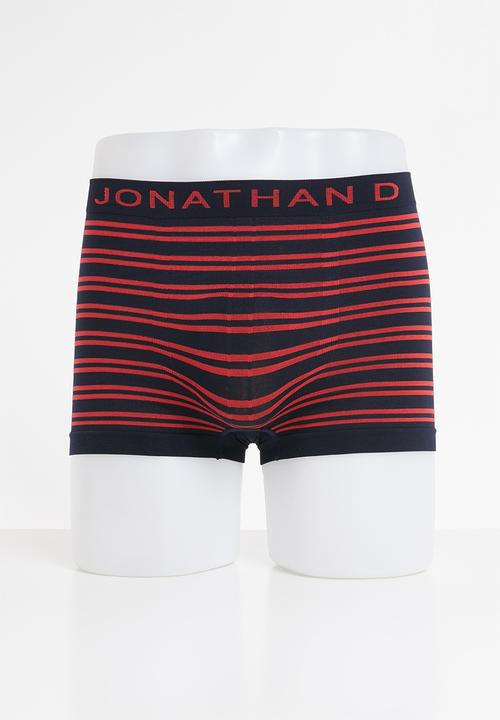Jonathan D - 2-Pack seamless briefs - navy & red