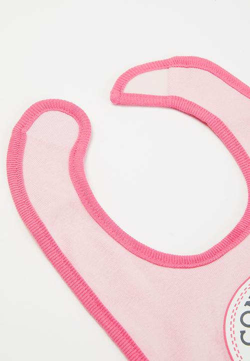 Converse - Chn core hang 3pc hat bib boot - pink