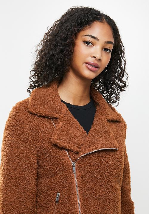 Blake - Teddy jacket - rust
