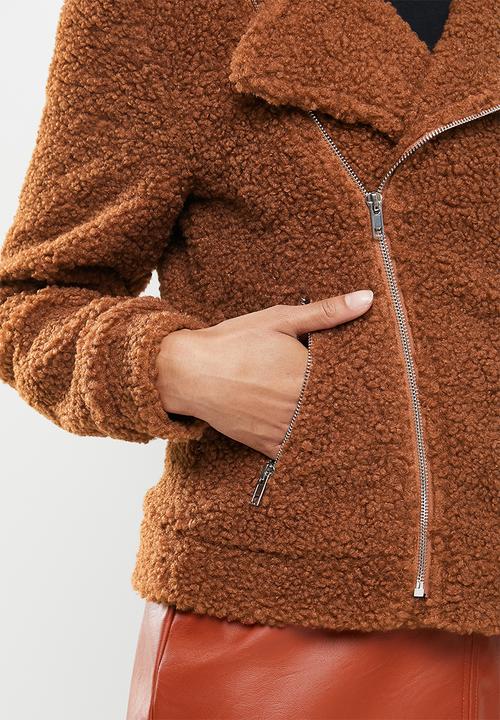 Blake - Teddy jacket - rust