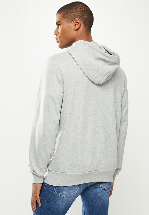 Diesel  - S-gir-hood-division-logo hoodie - grey