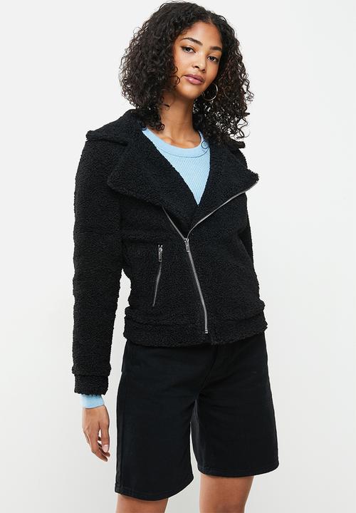 Blake - Teddy jacket - black