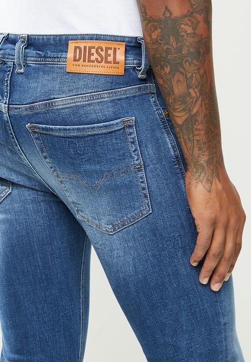 Diesel  - Sleenker-x l.32 trousers- mid blue