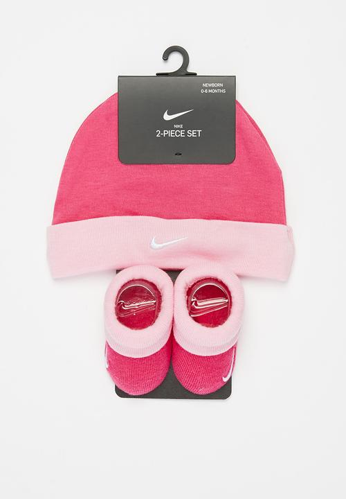 Nike - Nhn simple swoosh hat & bootie - pink