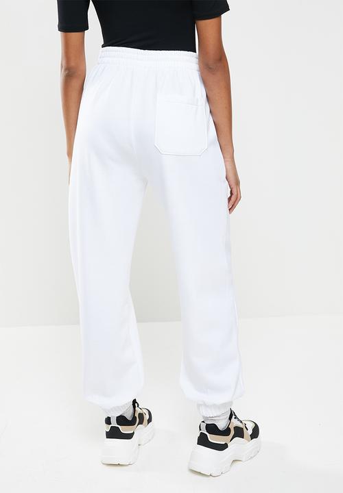 Blake - Slouch jogger - white