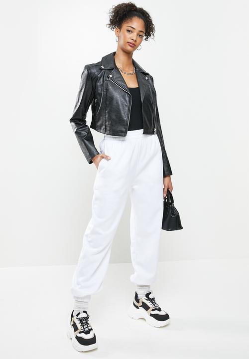 Blake - Slouch jogger - white
