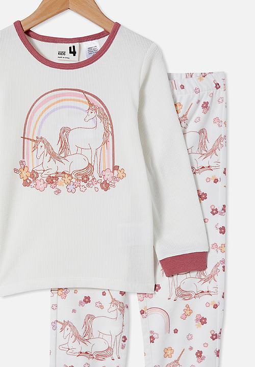 Cotton On - Edith long sleeve pyjama set - vanilla