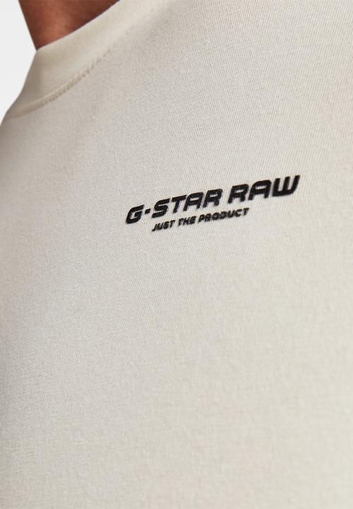 G-STAR - Slim base short sleeve tee - ecru