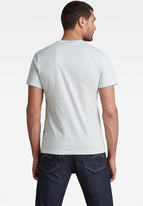 G-STAR - Originals HD graphic tee - light grey 